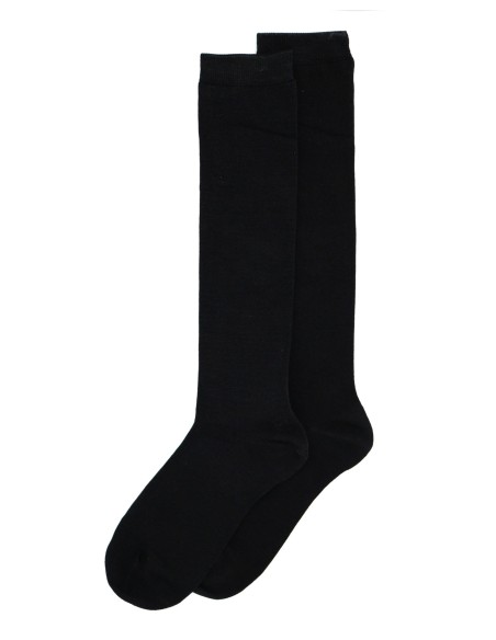 Calzini bamboo lunghi neri - Lizè Natural Clothing