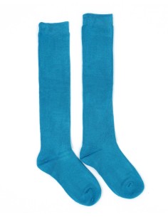 CALZINI IN BAMBU' LUNGHI "BASIC"
 - PETROLIO 2