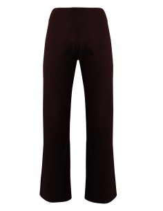 PANTALONE A PALAZZO IN BAMBU' PESANTE - CAFFE'