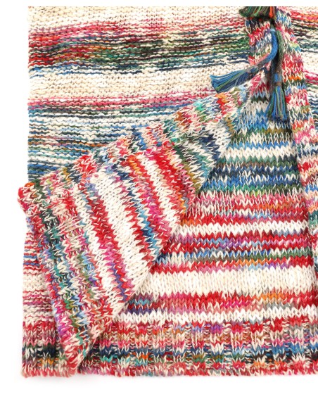 GILET APERTO IN COTONE PIMA FATTO A MANO "BONDI"
