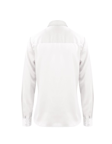 CAMICIA IN 100% SETA SATIN "SVEVA"