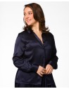 CAMICIA IN 100% SETA SATIN "SVEVA"