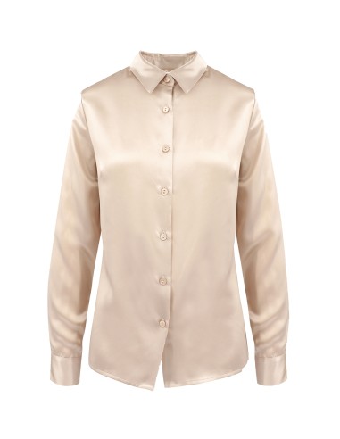 CAMICIA IN 100% SETA SATIN "SVEVA"
