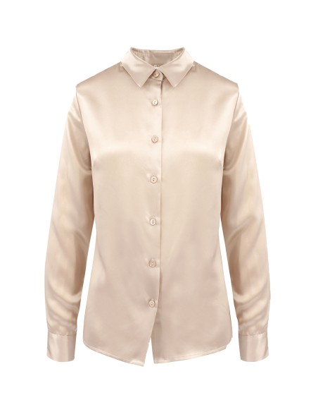CAMICIA IN 100% SETA SATIN "SVEVA"