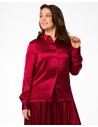 CAMICIA IN 100% SETA SATIN "SVEVA"