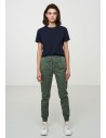 CHINO DONNA IN COTONE BIOLOGICO VEGAN "CALATHEA"