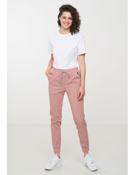 CHINO DONNA IN COTONE BIOLOGICO VEGAN "CALATHEA"