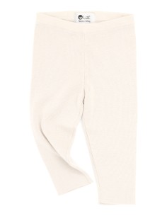 LEGGINGS CASMIRETTI BABY IN SETA E CASHMERE - BIANCO