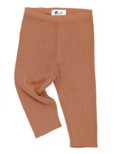 LEGGINGS CASMIRETTI BABY IN SETA E CASHMERE - MOCHA 2