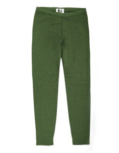 LEGGINGS CASMIRETTI KIDS IN SETA E CASHMERE - KAKI
