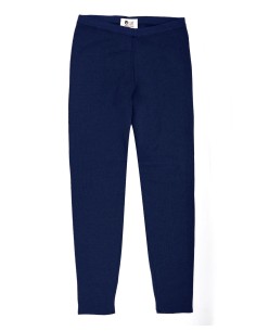 LEGGINGS CASMIRETTI KIDS IN SETA E CASHMERE - NAVY