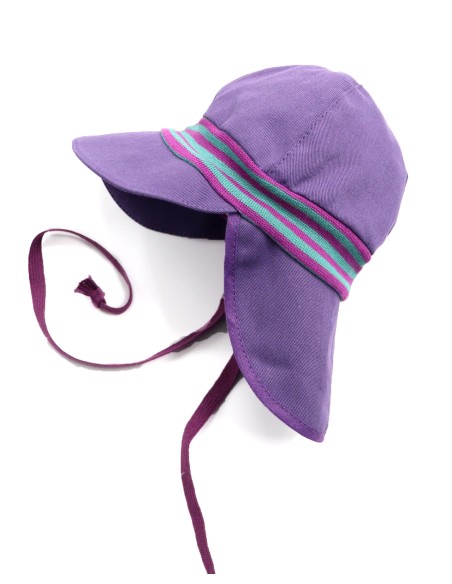 CAPPELLO IN COTONE BIO MAX  UV80 MOD "TIM"