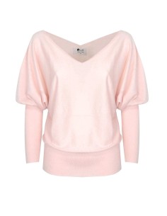 CASHMIRETTA SCOLLO A V "ELISA" LIMITED - ROSA BABY 2