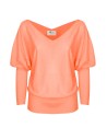 MAGLIA SCOLLO "V" CASHMIRETTA IN SETA E CASHMERE "ELISA"