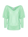 MAGLIA SCOLLO "V" CASHMIRETTA IN SETA E CASHMERE "ELISA"