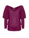 MAGLIA SCOLLO "V" CASHMIRETTA IN SETA E CASHMERE "ELISA"