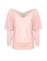 MAGLIA SCOLLO "V" CASHMIRETTA IN SETA E CASHMERE "ELISA"