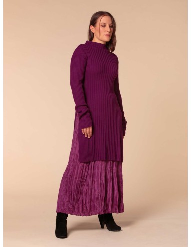 GONNA IN 100% SETA STROPICCIATA "DETTE LIMITED"