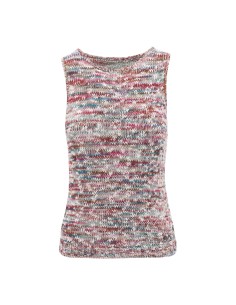 TOP SMANICATO IN COTONE PIMA FATTO A MANO "ANTIOQUIA" -...
