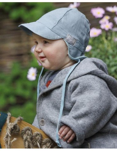CAPPELLO BABY IN MUSSOLA DI COTONE BIO "TONY"