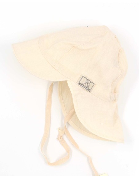 CAPPELLO BABY IN MUSSOLA DI COTONE BIO "TONY"