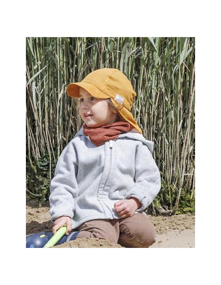 CAPPELLO BABY IN MUSSOLA DI COTONE BIO "TONY"