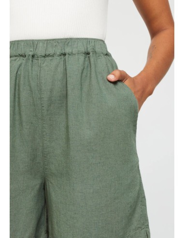 SHORTS DONNA IN ECOVISCOSA E LINO "FIR"