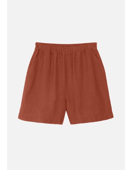 SHORTS DONNA IN ECOVISCOSA E LINO "FIR"