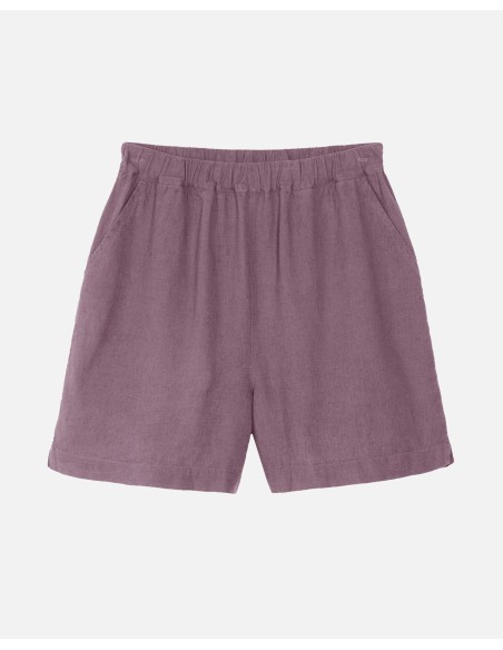 SHORTS DONNA IN ECOVISCOSA E LINO "FIR"