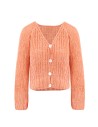 CARDIGAN IN 100% SETA BURETTA HANDKNIT
