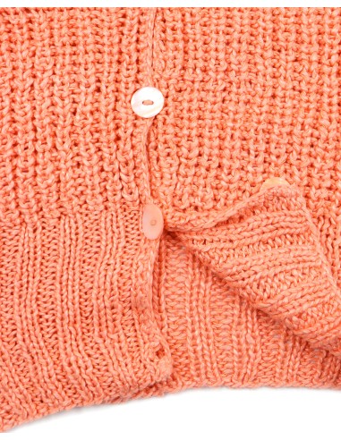 CARDIGAN IN 100% SETA BURETTA HANDKNIT