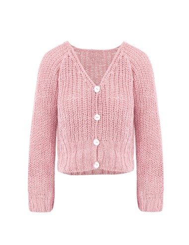 CARDIGAN IN 100% SETA BURETTA HANDKNIT