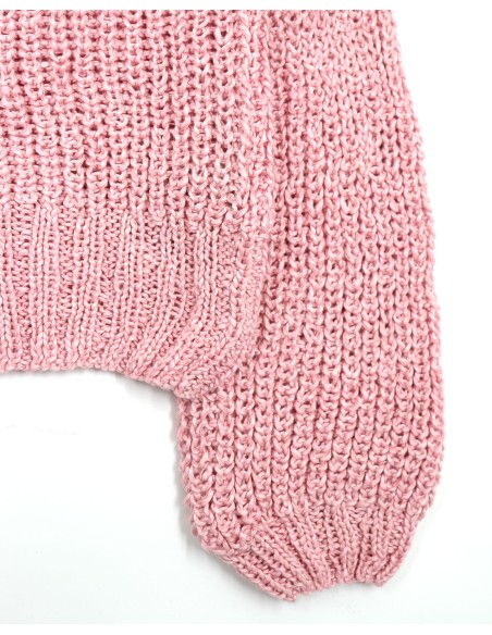 CARDIGAN IN 100% SETA BURETTA HANDKNIT