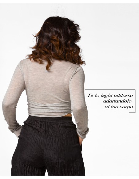 SCALDACUORE WRAP IN 100% CASHMERE EXTRAFINE "CARLOTTA"