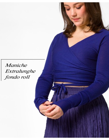 SCALDACUORE WRAP IN 100% CASHMERE EXTRAFINE "CARLOTTA"