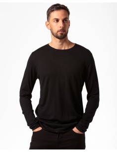 CASHMIRETTA UOMO GIROCOLLO IN SETA E CASHMERE "THOMAS" -...