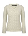 MAGLIONE IN LANA IRLANDESE E CASHMERE "BAILY"