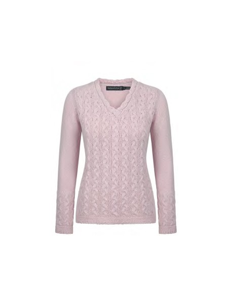 MAGLIONE IN LANA IRLANDESE E CASHMERE "BAILY"