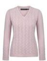MAGLIONE IN LANA IRLANDESE E CASHMERE "BAILY"