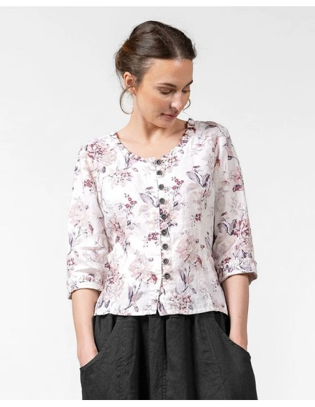 BLOUSA LINO "JUVAS"