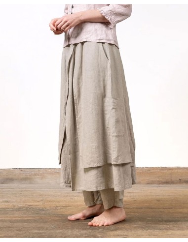 GONNA PANTALONE LINO "BAROCKA"