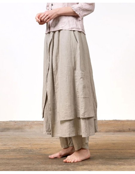 GONNA PANTALONE LINO "BAROCKA"