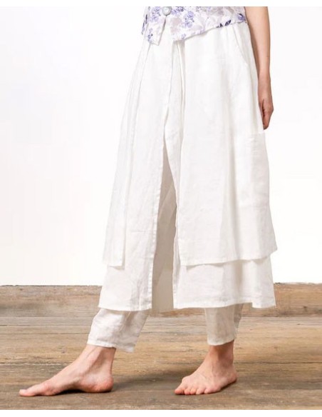 GONNA PANTALONE LINO "BAROCKA"