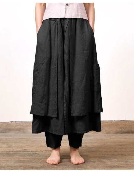 GONNA PANTALONE LINO "BAROCKA"