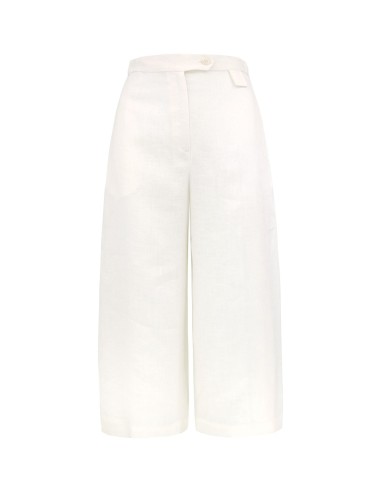 PANTA CULOTTE IN 100% LINO "KAI"