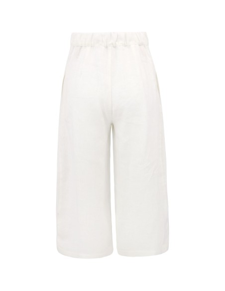 PANTA CULOTTE IN 100% LINO "KAI"