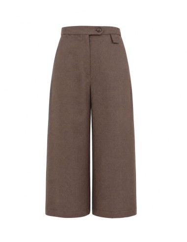 PANTA CULOTTE IN 100% LINO "KAI"