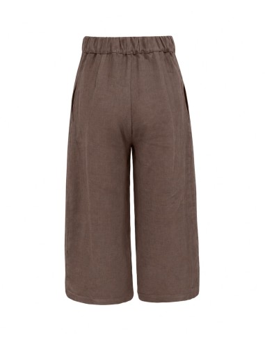 PANTA CULOTTE IN 100% LINO "KAI"