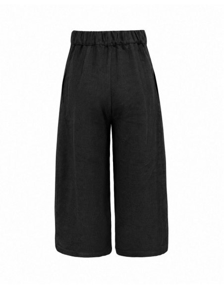 PANTA CULOTTE IN 100% LINO "KAI"