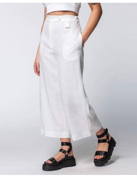 PANTA CULOTTE IN 100% LINO "KAI"